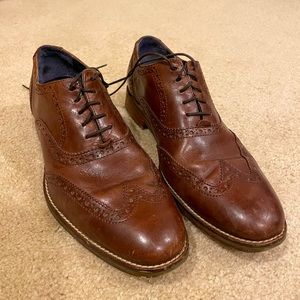 Cole Haan wingtips brown 7.5